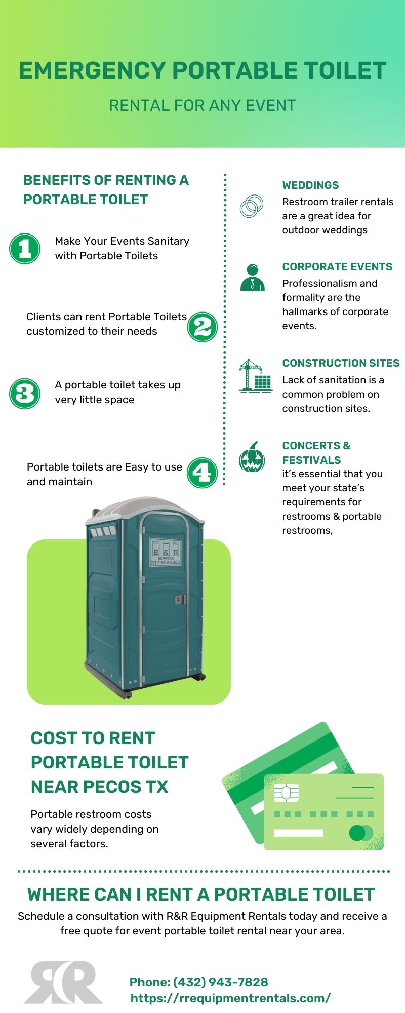 BENEFITS OF RENTING A PORTABLE TOILET